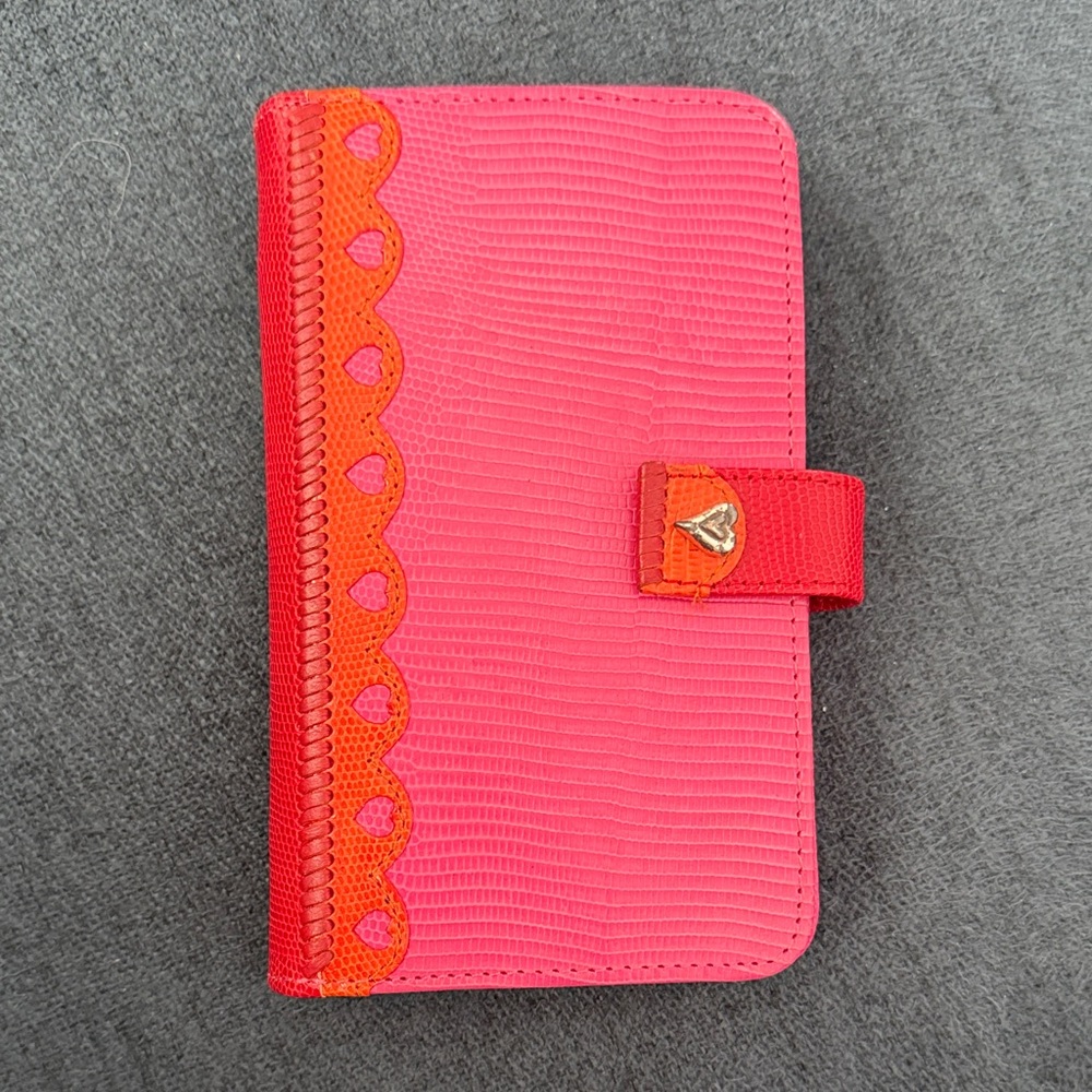 Brighton Pink and Red Wallet with Heart Detail 2001